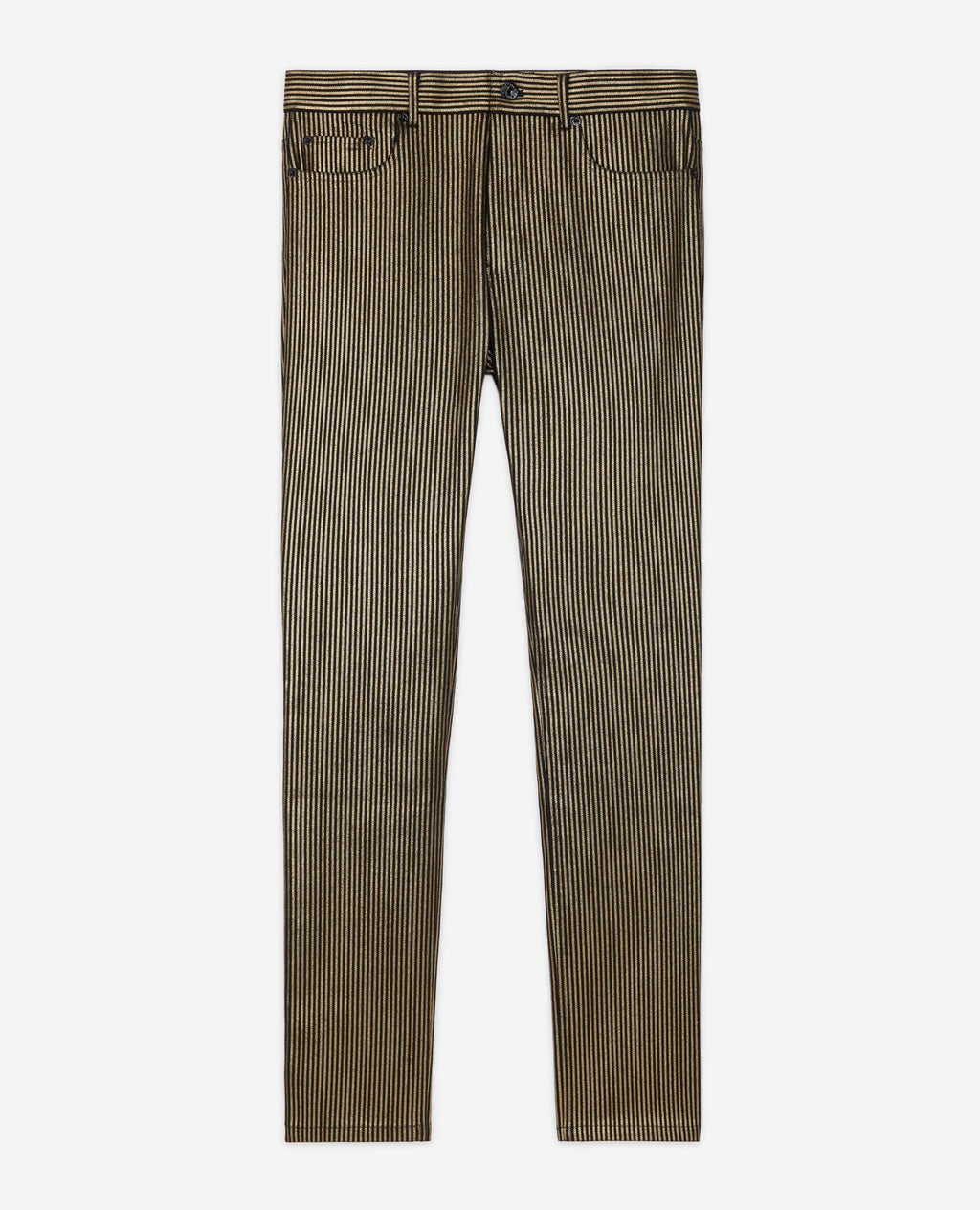 The Kooples - Pantalon Slim - Noir Et Doré - Homme