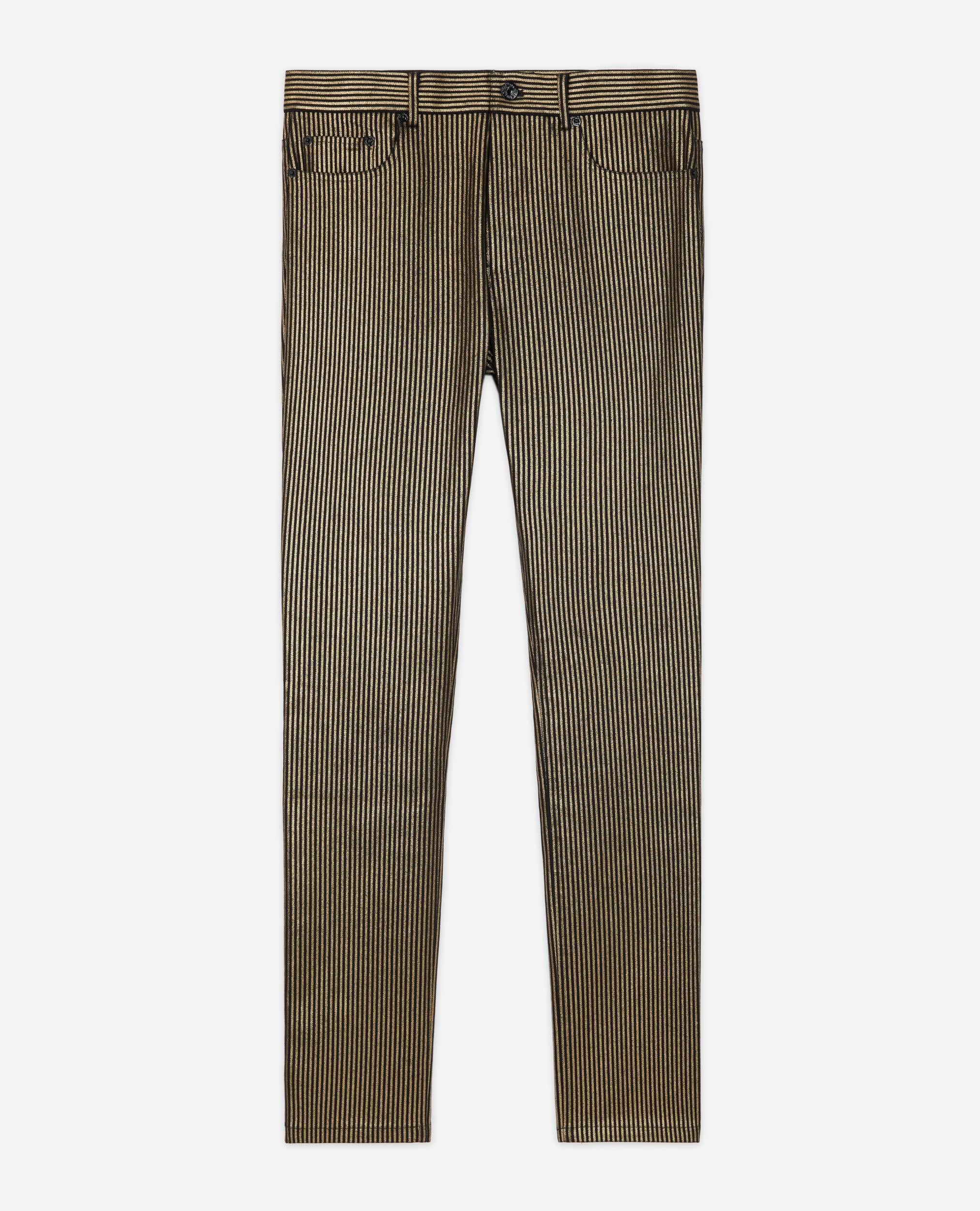 The Kooples - Pantalon Slim - Noir Et Doré - Homme