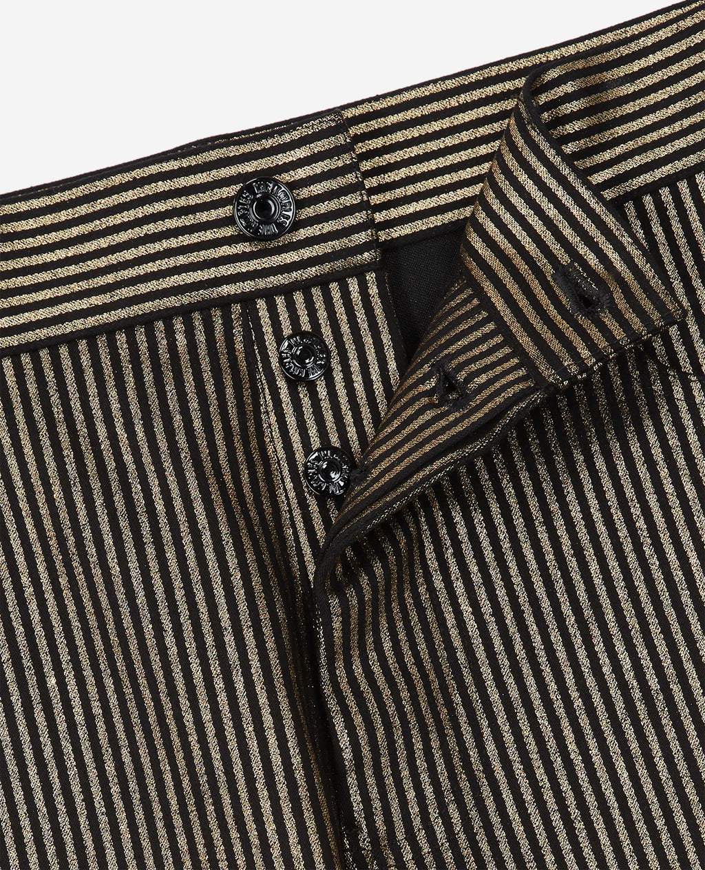 The Kooples - Pantalon Slim - Noir Et Doré - Homme