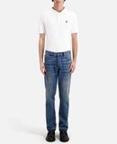 Jeans desgastados con dobladillo sin costuras - Hombre