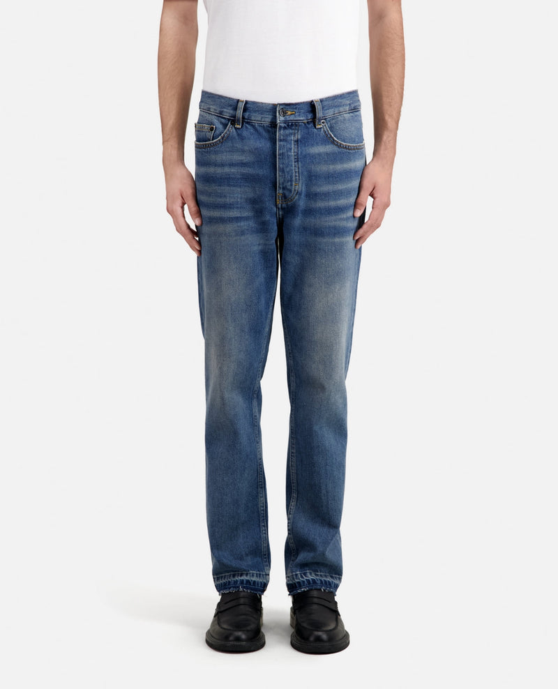 Jeans desgastados con dobladillo sin costuras - Hombre