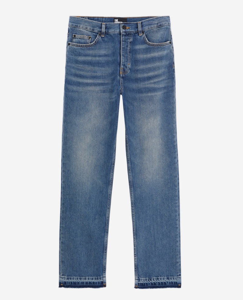 Jeans desgastados con dobladillo sin costuras - Hombre