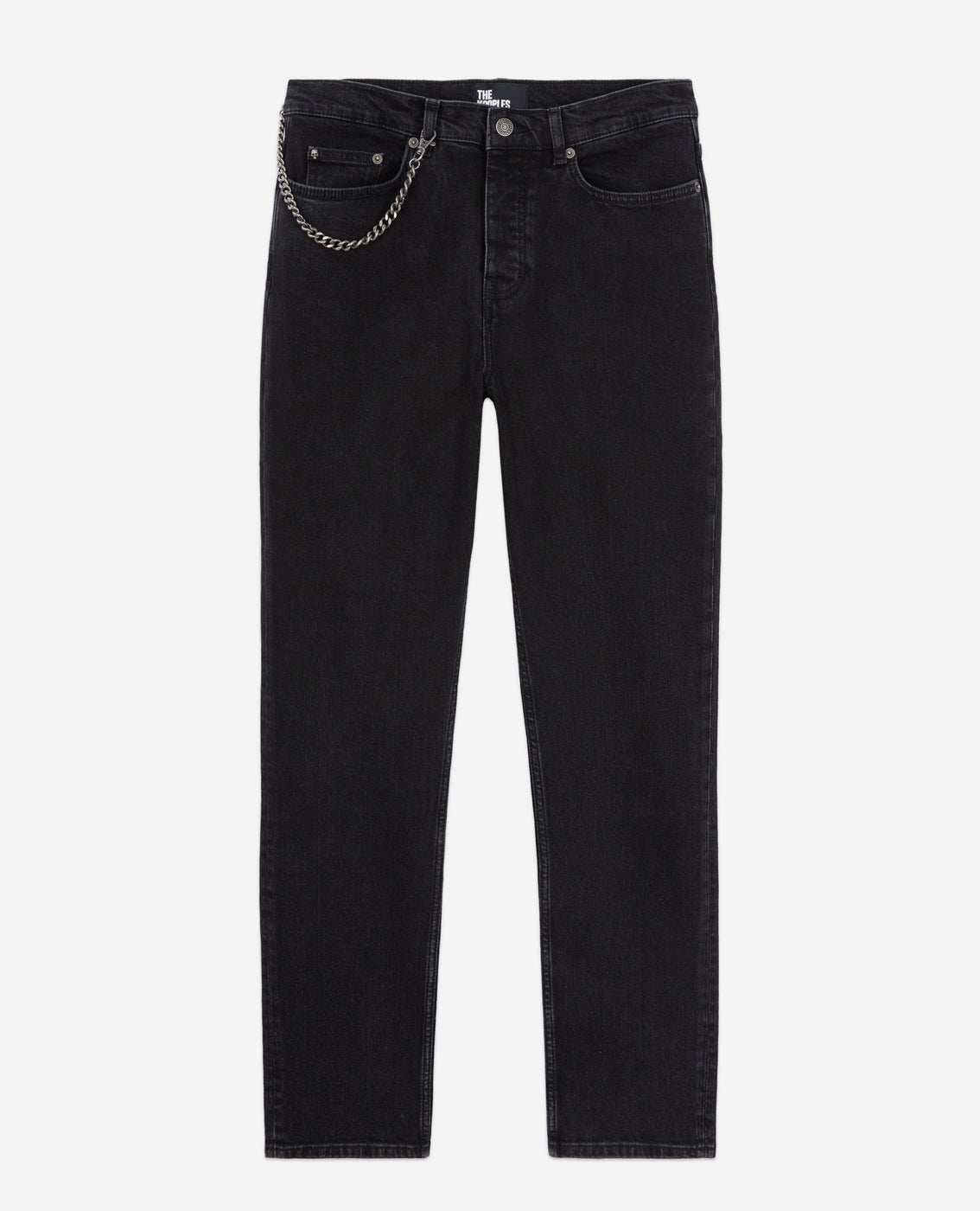 The Kooples - Black Slim Jeans With Chain - Men