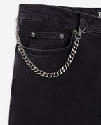 The Kooples - Black Slim Jeans With Chain - Men
