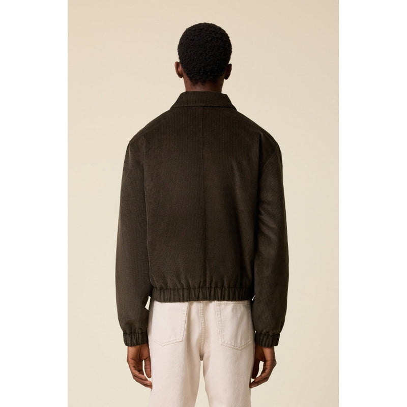 Ami Paris - Adc Zipped Jacket - Dark Coffee/221