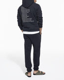 The Kooples - Jogging Noir Imprimé What Is - Homme