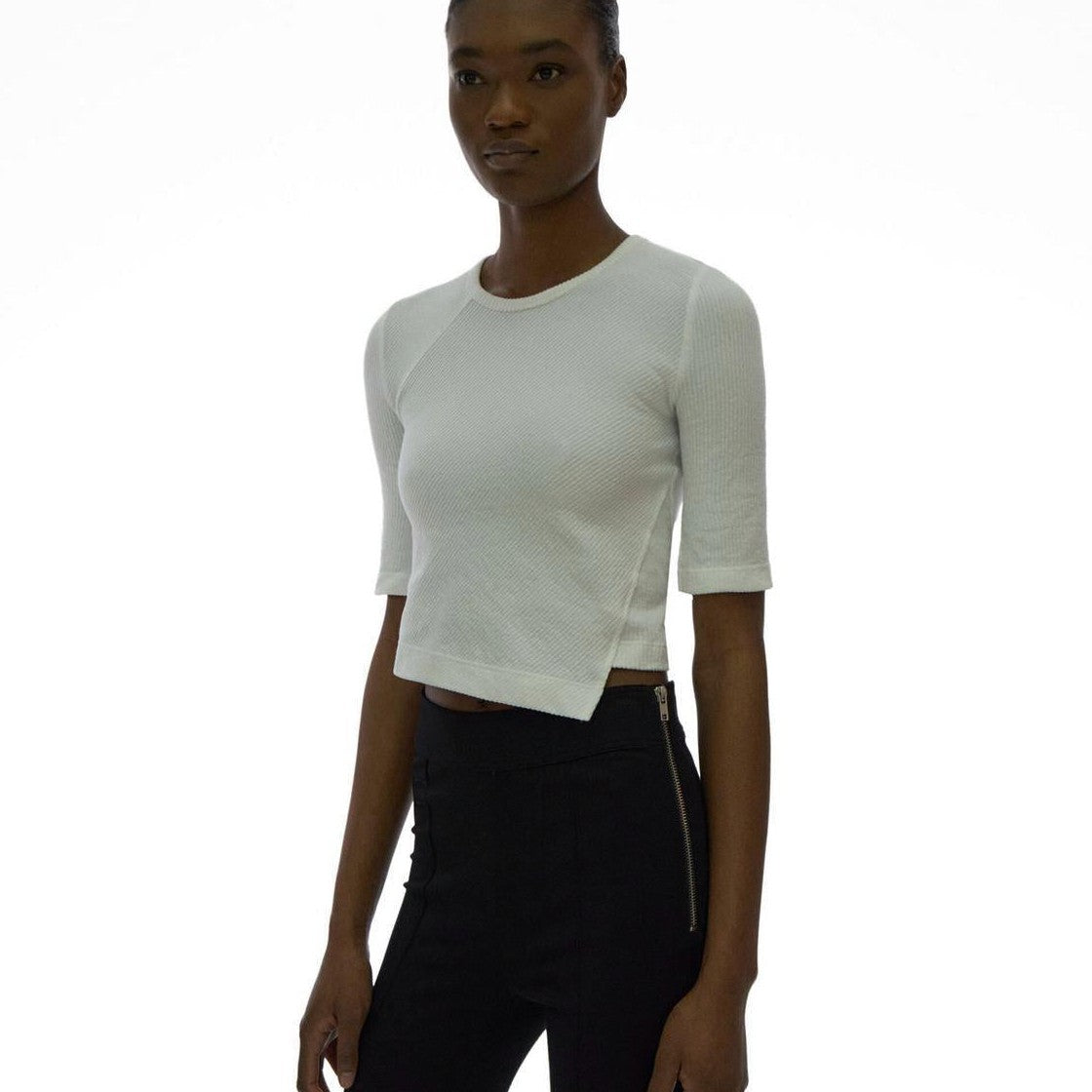 Top Crop - Blanc - Femme