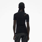 Top Slash - Noir - Femme