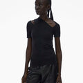 Top Slash - Noir - Femme