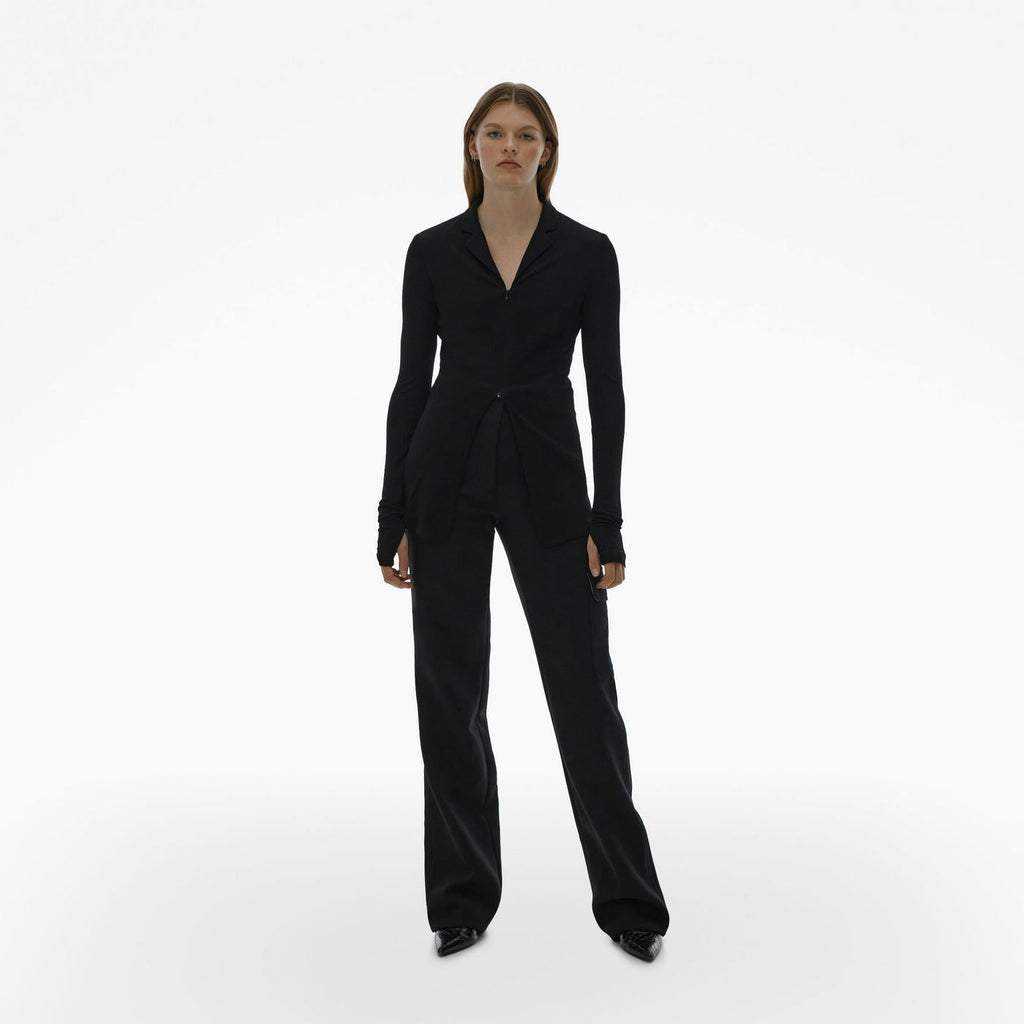 Blazer Top - Black - Women