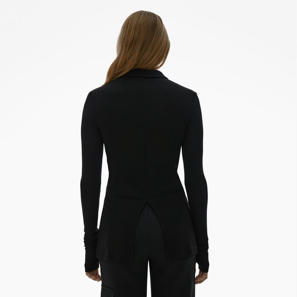 Blazer Top - Black - Women