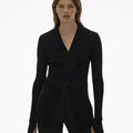 Blazer Top - Black - Women