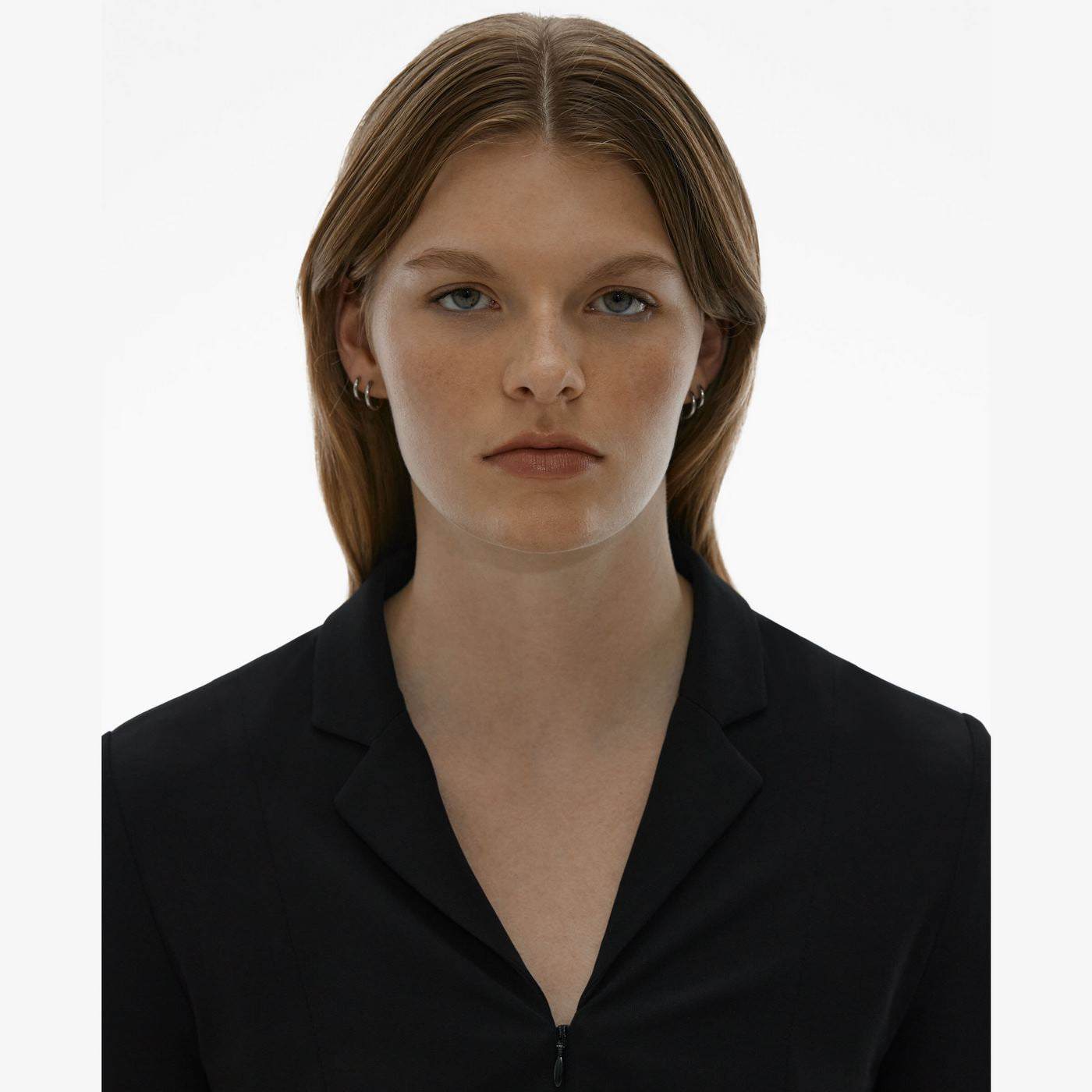Blazer Top - Black - Women