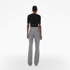 T-Shirt Crop - Noir - Femme
