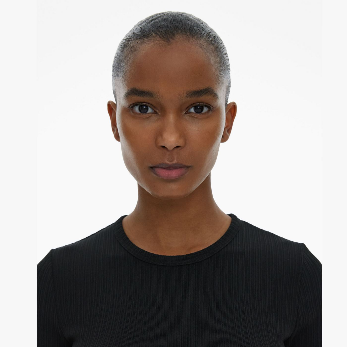 T-Shirt Crop - Noir - Femme