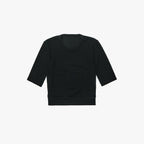 T-Shirt Crop - Noir - Femme