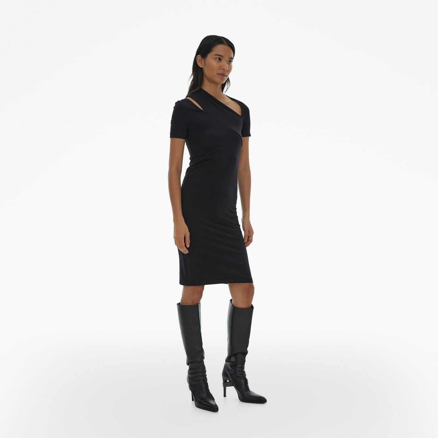 Robe Slash - Noir - Femme