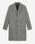 The Kooples - Abrigo De Lana - Negro Y Blanco - Hombre