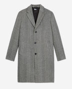 The Kooples - Abrigo De Lana - Negro Y Blanco - Hombre