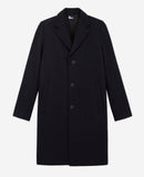 Manteau En Laine - Bleu Marine - Homme