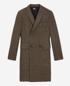 The Kooples - Long Double-Breasted Herringbone Coat - Men