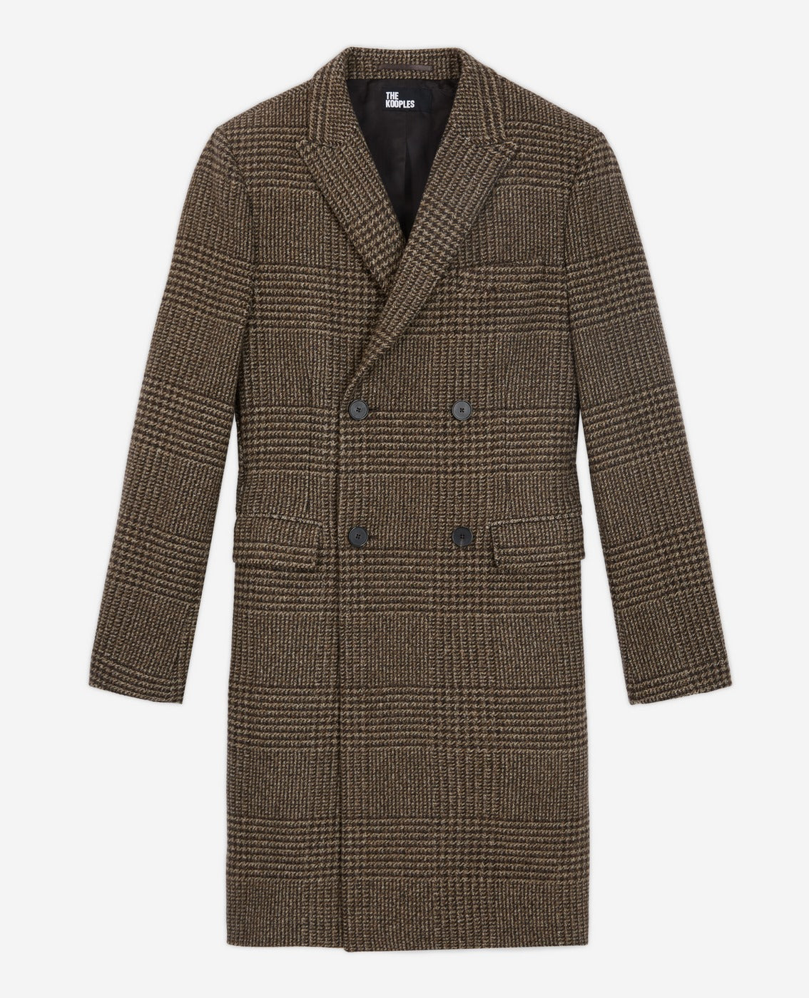 The Kooples - Long Double-Breasted Herringbone Coat - Men