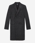The Kooples - Manteau Long Croise Motif Chevrons - Homme