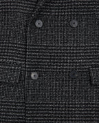 The Kooples - Manteau Long Croise Motif Chevrons - Homme