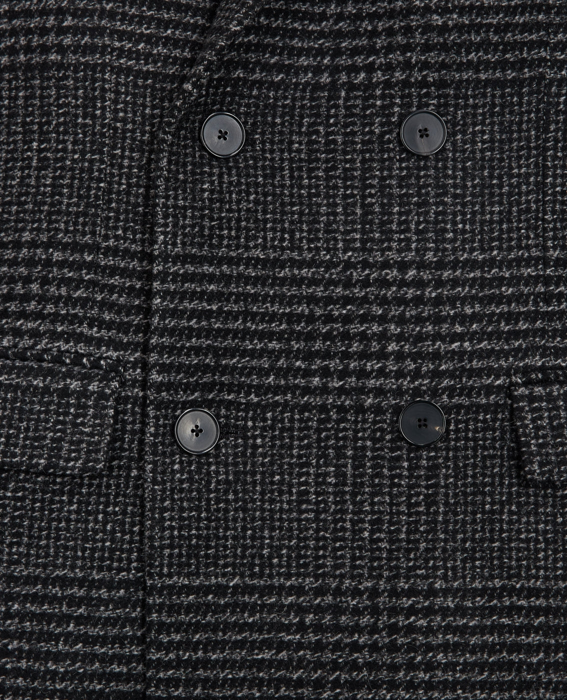 The Kooples - Manteau Long Croise Motif Chevrons - Homme