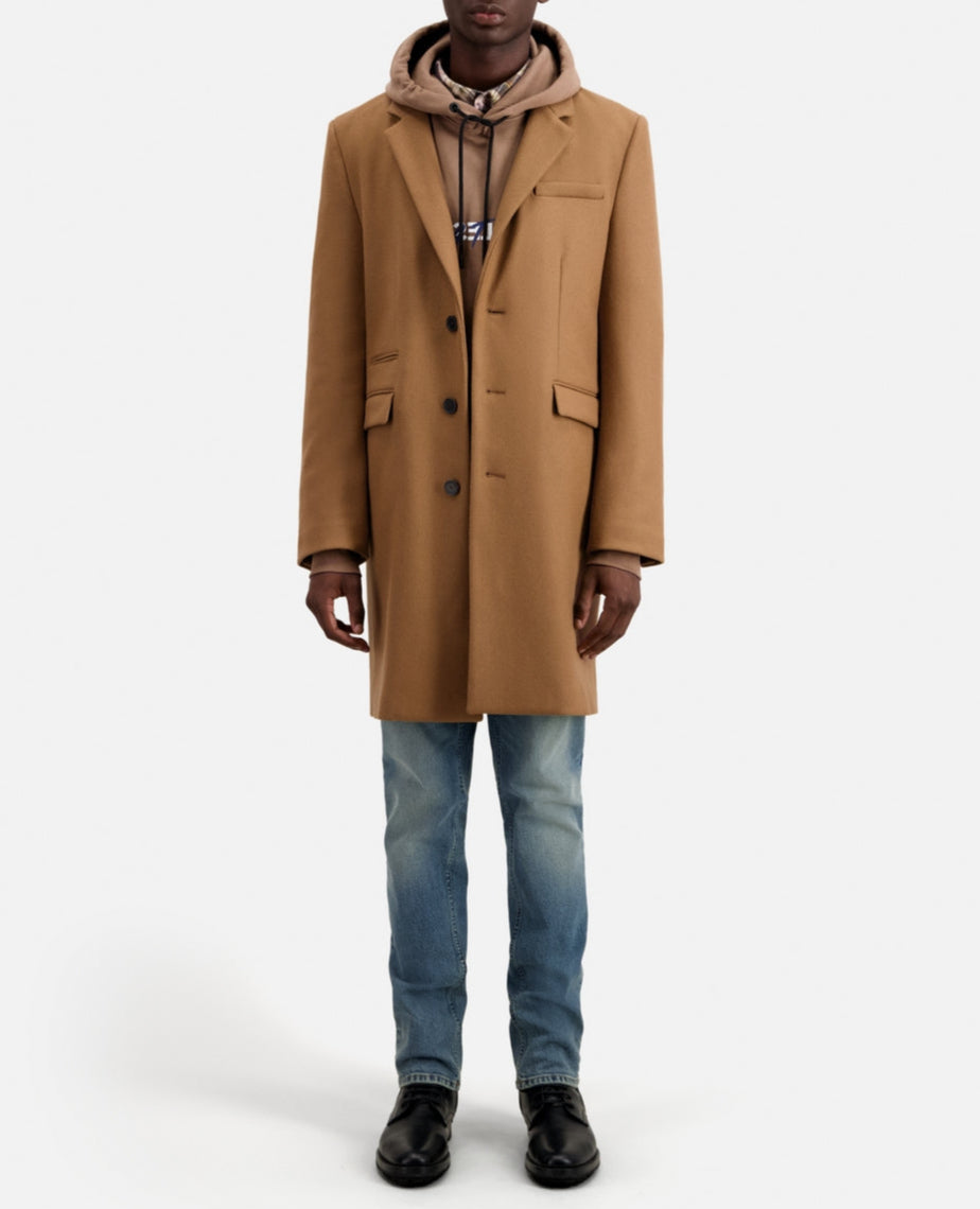 The Kooples - Wool Coat - Beige - Men