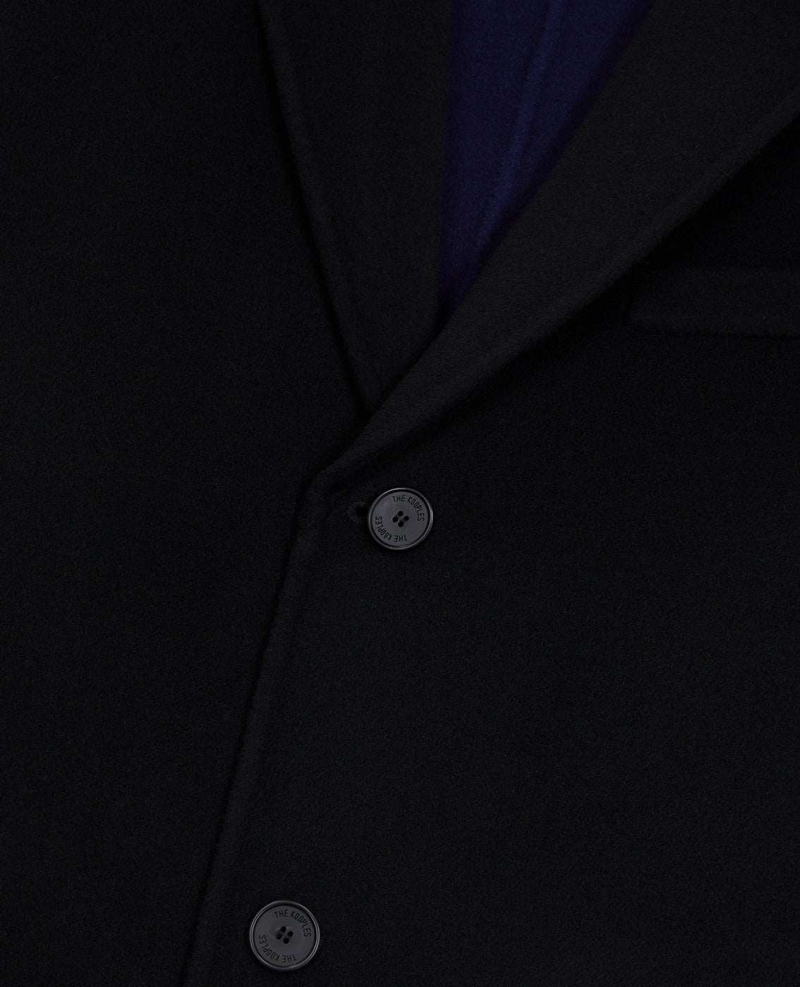 The Kooples - Manteau En Laine - Noir - Homme