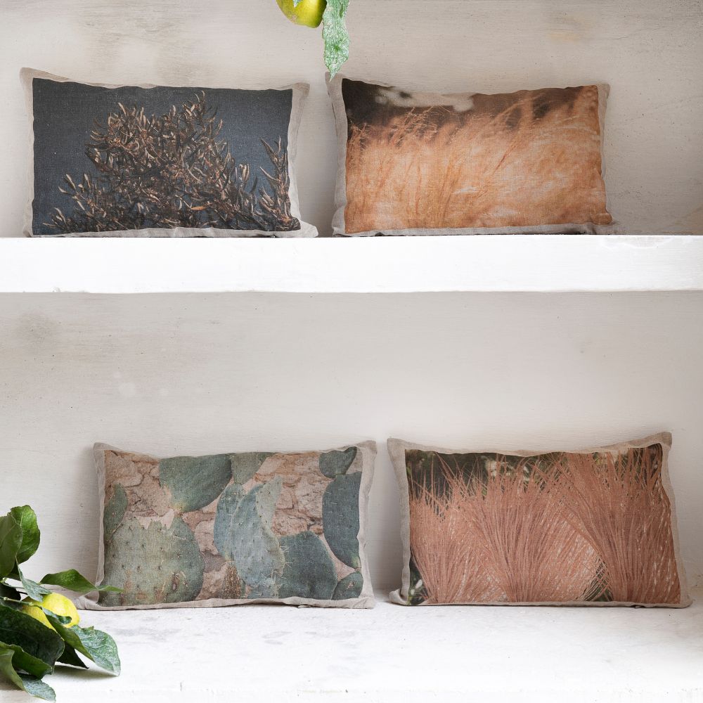 Housse De Coussin En Lin Lavé Hnatureinside - Ble