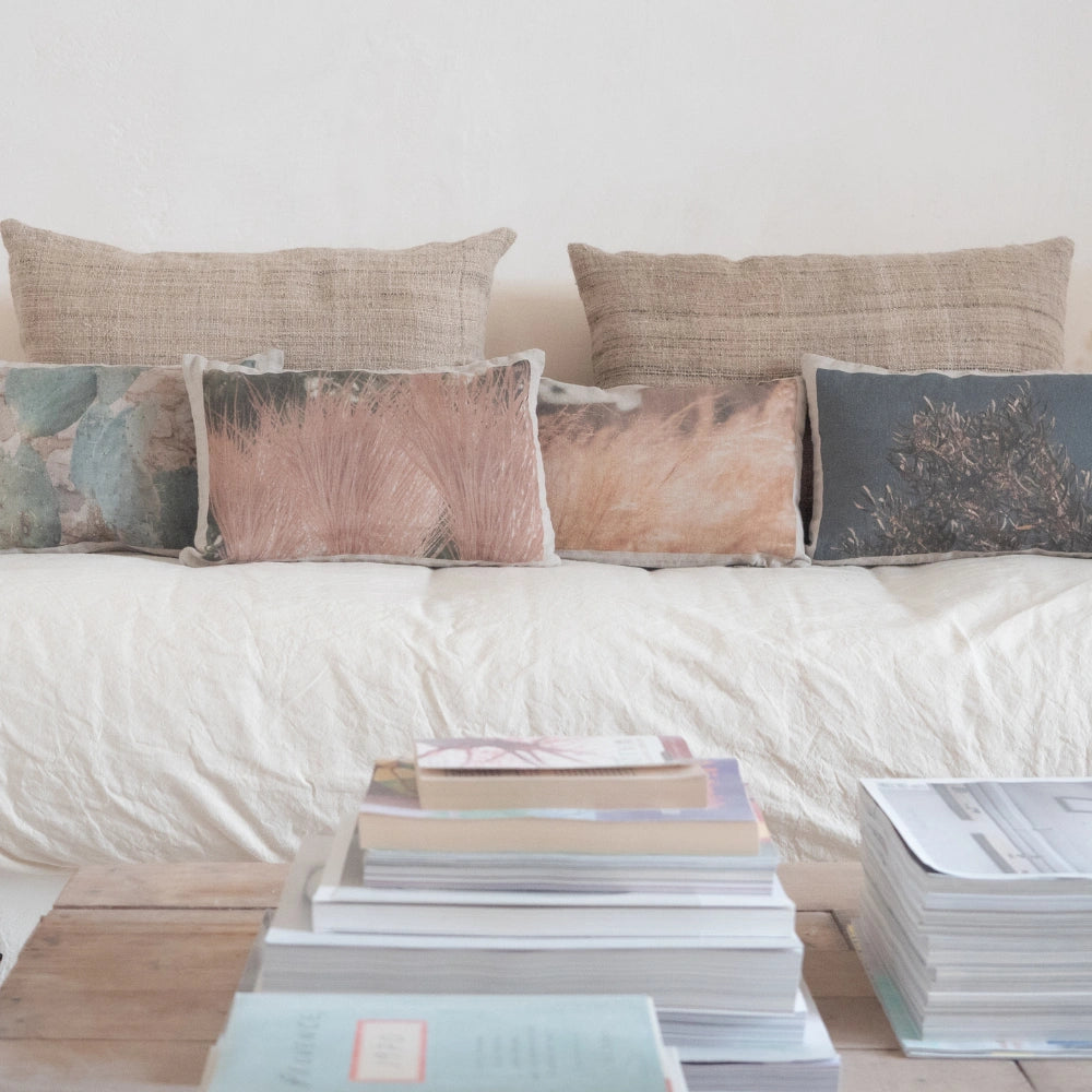 Housse De Coussin En Lin Lavé Hnatureinside - Ble