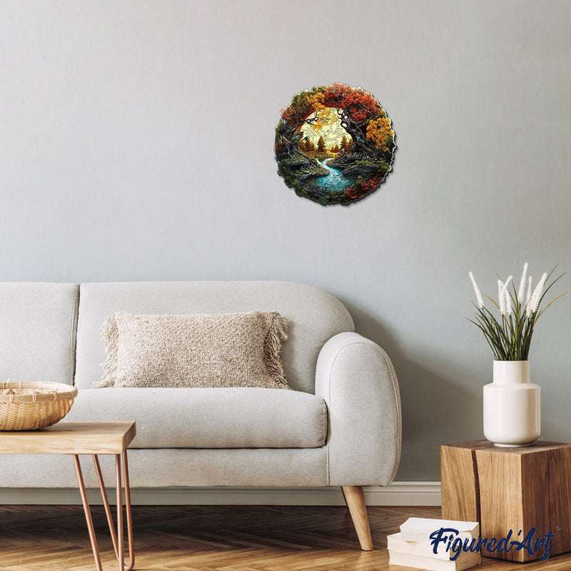 Puzzle En Bois Adulte - Rivière D'Automne