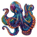 Puzzle En Bois Adulte - Poulpe Coloré