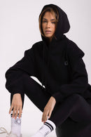 Hoodie Capuche Tara - Noir - Femme