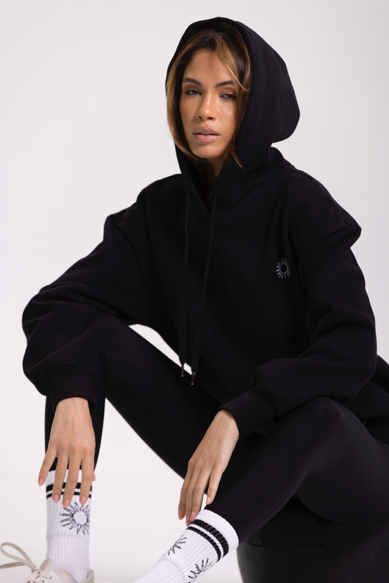 Hoodie Capuche Tara - Black - Woman