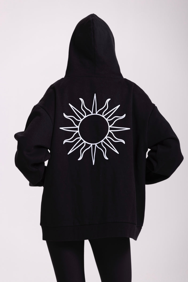 Flow Hoodie - Black - Woman