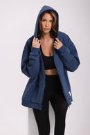 Flow Hoodie - Blue - Woman