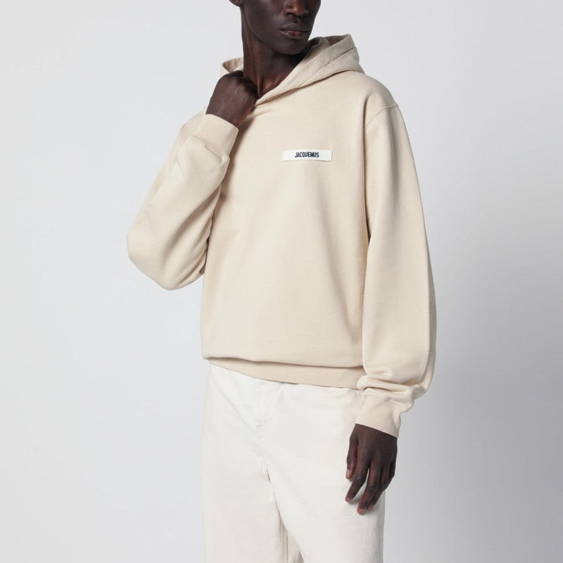 Jacquemus - Hoodie Avec Capuche Gros Grain - Beige