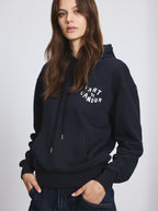 Unisex Hoodie The Love of Art Charcoal Black