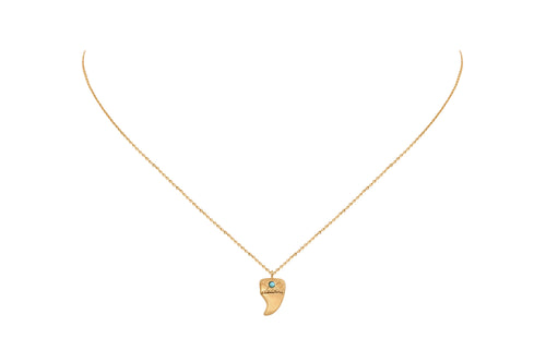 Collier Horn Turquoise
