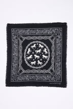 Lille bandana Horse - Sort/hvid - Mænd