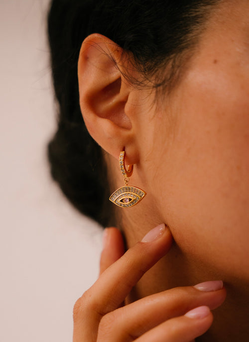 Horus Mini Hoop Earrings