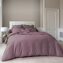 Housse De Couette - Percale Unie - Violet