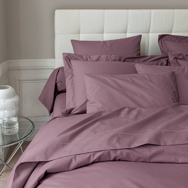 Housse De Couette - Percale Unie - Violet