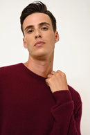 Pull Col Rond - Howard - Bordeaux