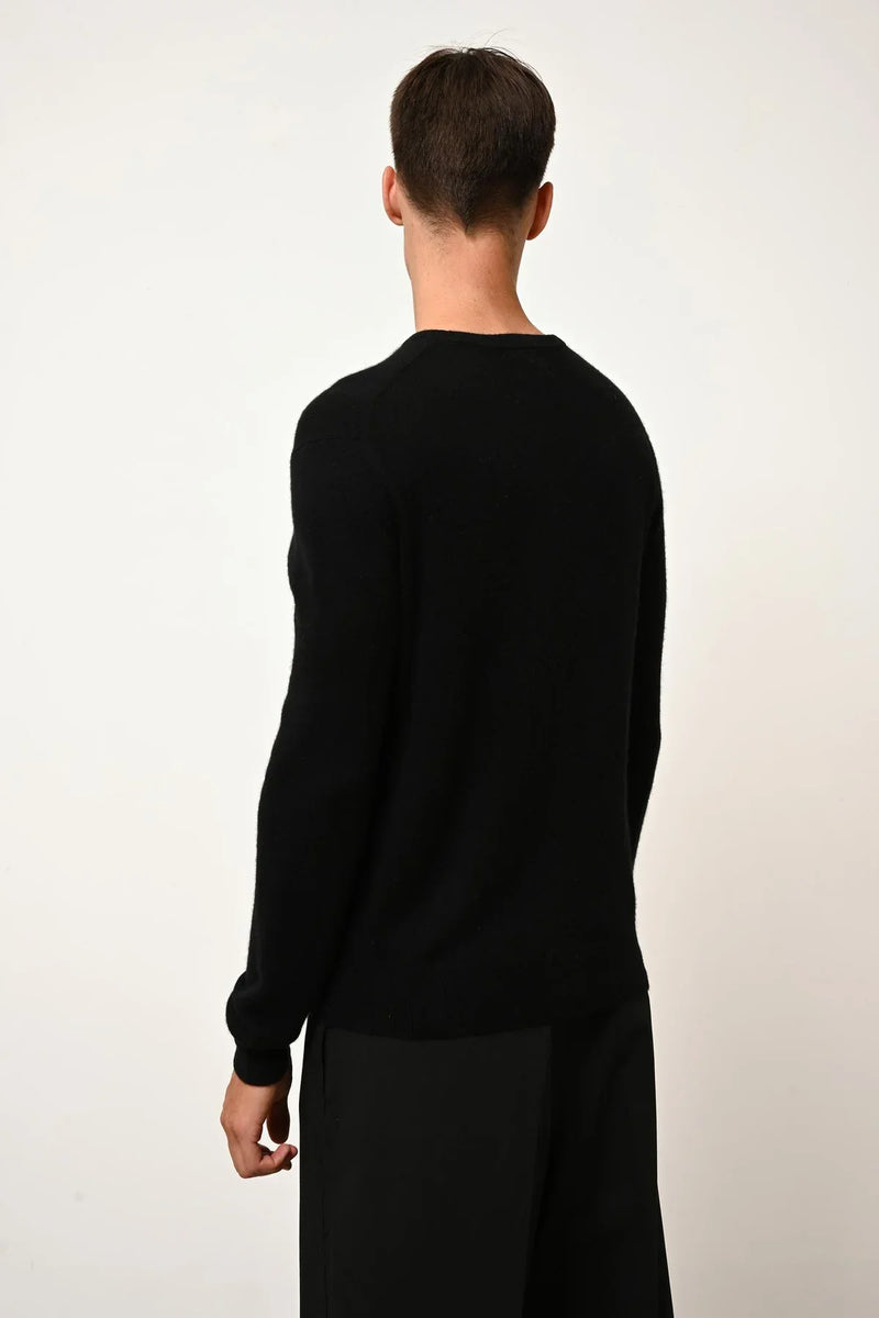 Pull Col Rond - Howard - Noir