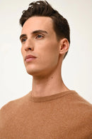 Pull Col Rond - Howard - Noisette