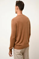 Pull Col Rond - Howard - Noisette